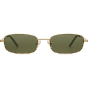 ✨Women's Green Small Narrow Rectangle Retro 80s 90s Skinny Sunnies Sunglasses
